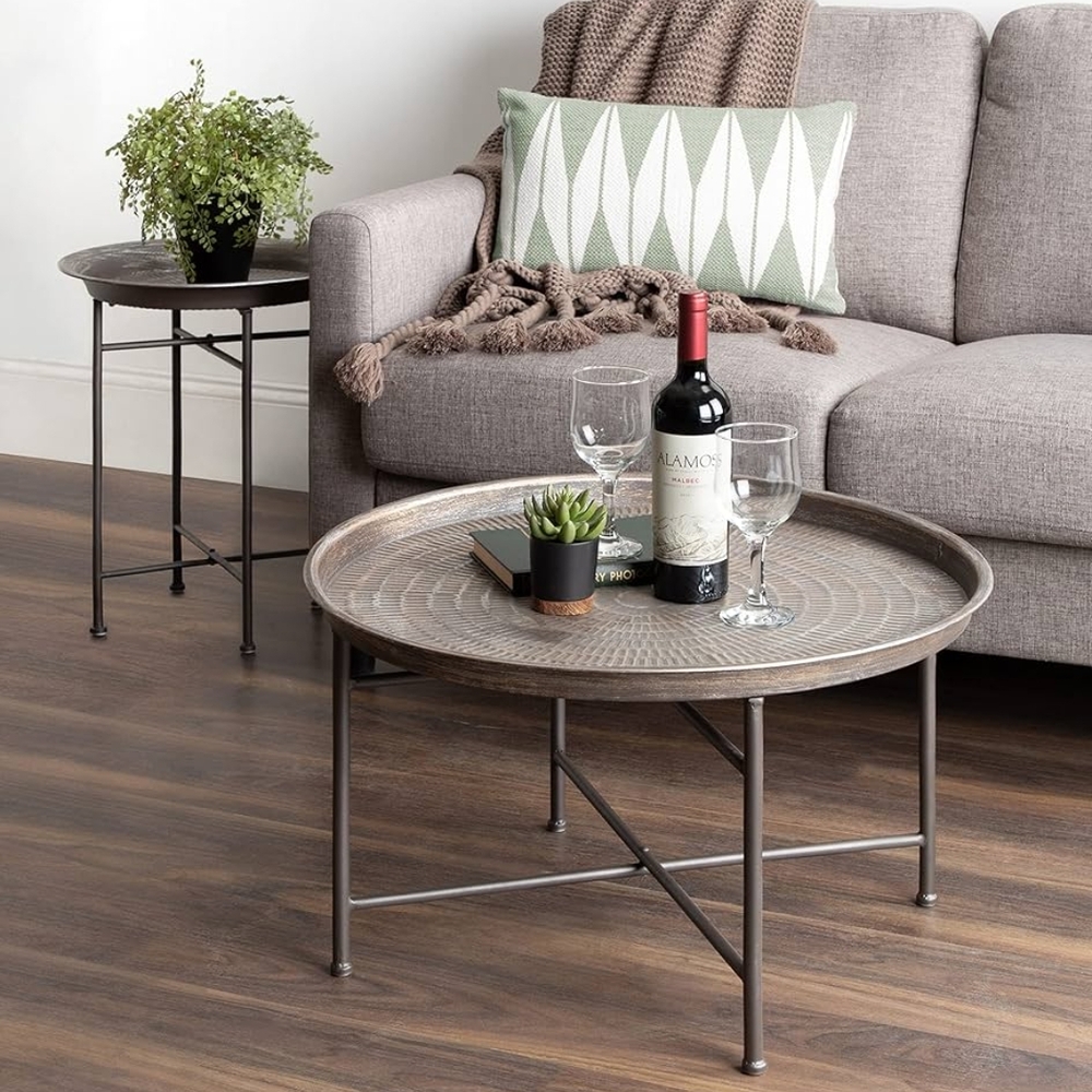 Round Metal Coffee Table